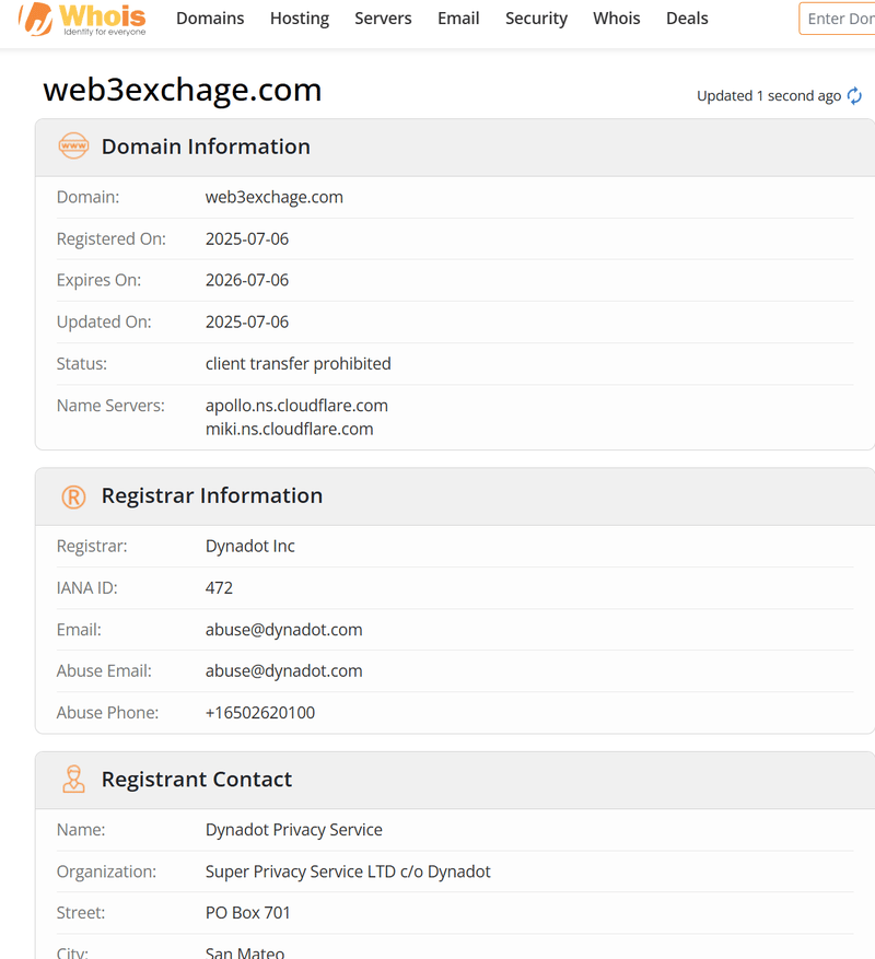 v6web3 exchange