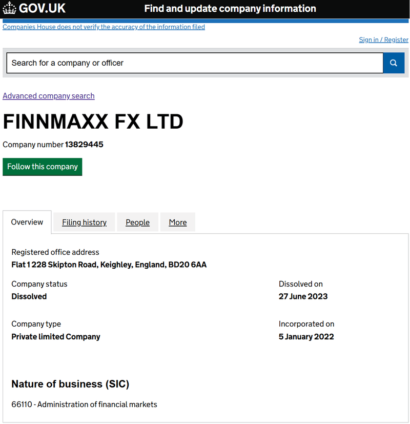 Company number 13829445