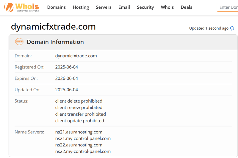 Whois Query Result