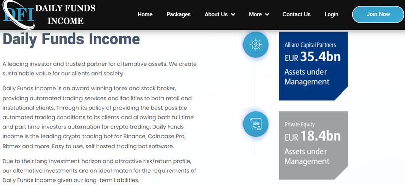 Daily Funds Income