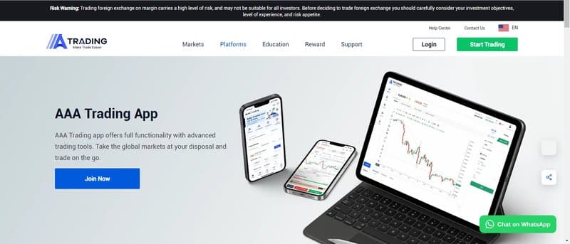 AAA Trading プラットフォームレビュー：なぜ私たちはこれを詐欺として発見したのか？