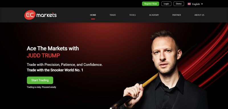 EC Markets Official Website Homepage