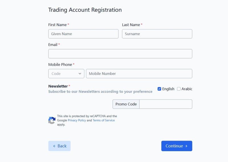 Registration Steps