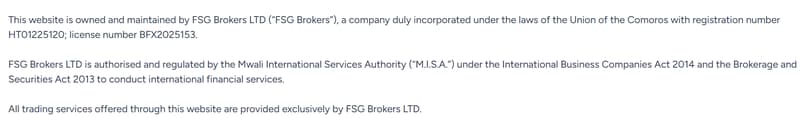 Regulatory Information