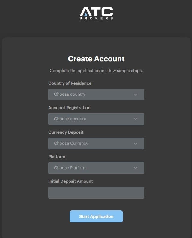 ATC Brokers account registration2