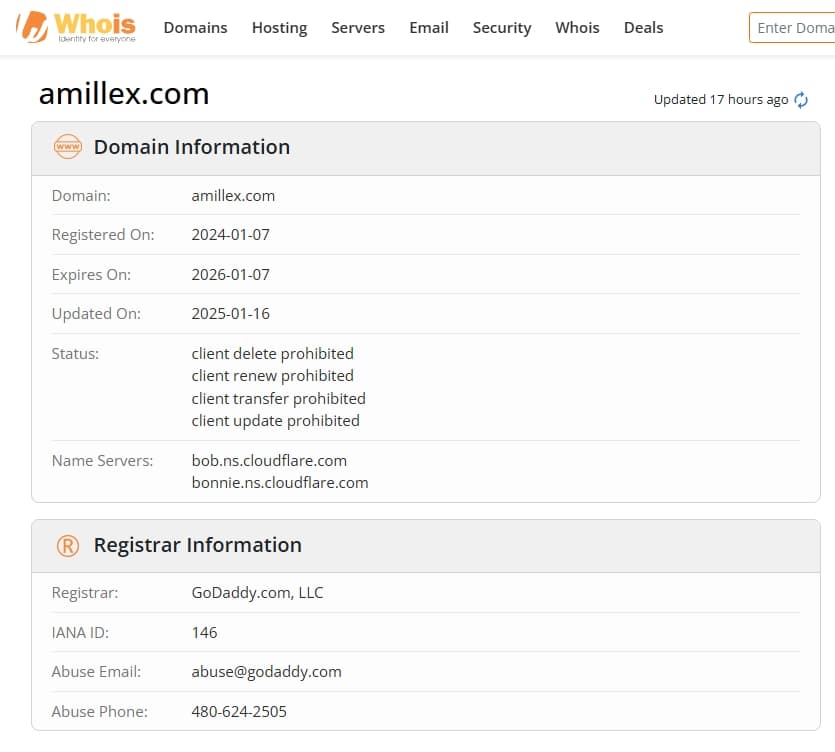 Website registration time