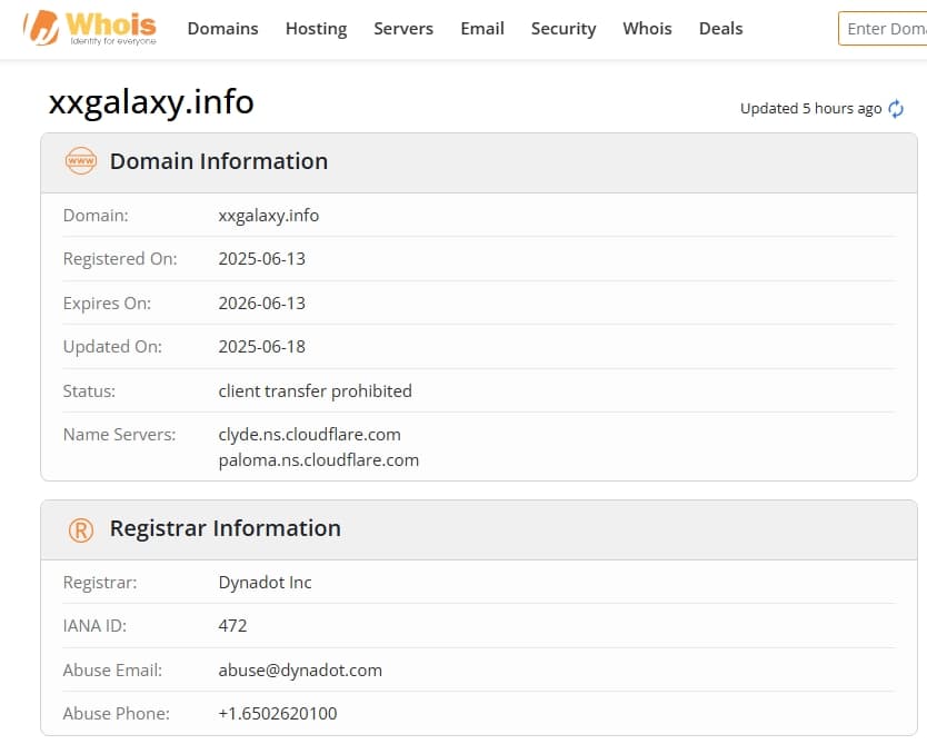 Website registration time