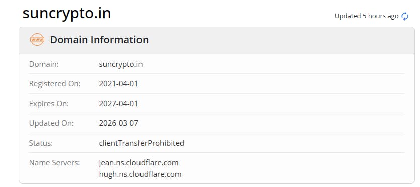 Whois-Domainregistrierungsdatum