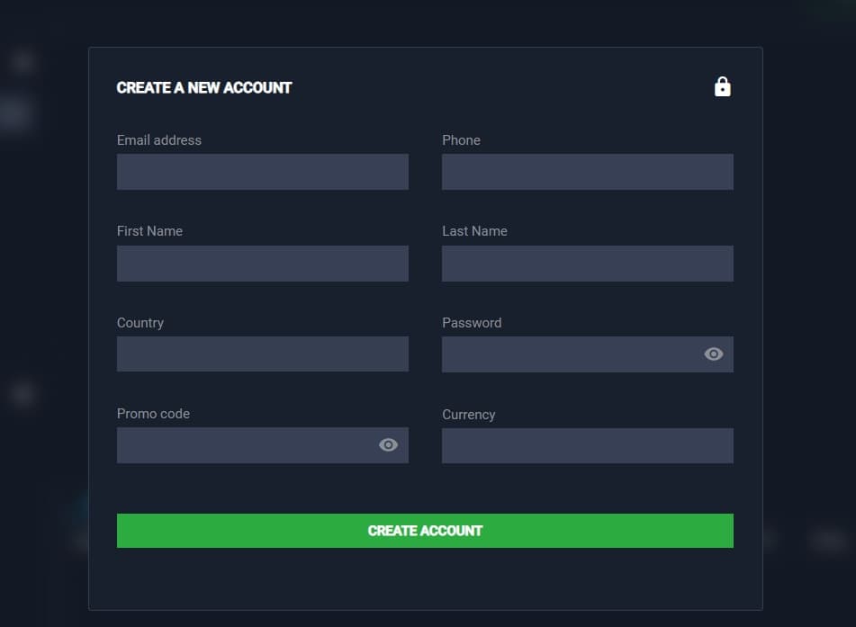 Dgsinvesting's account registration process