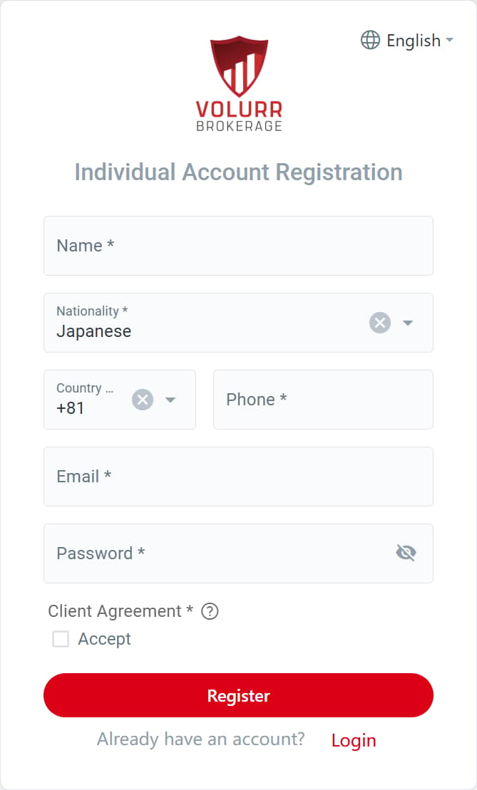 Registration Form Information