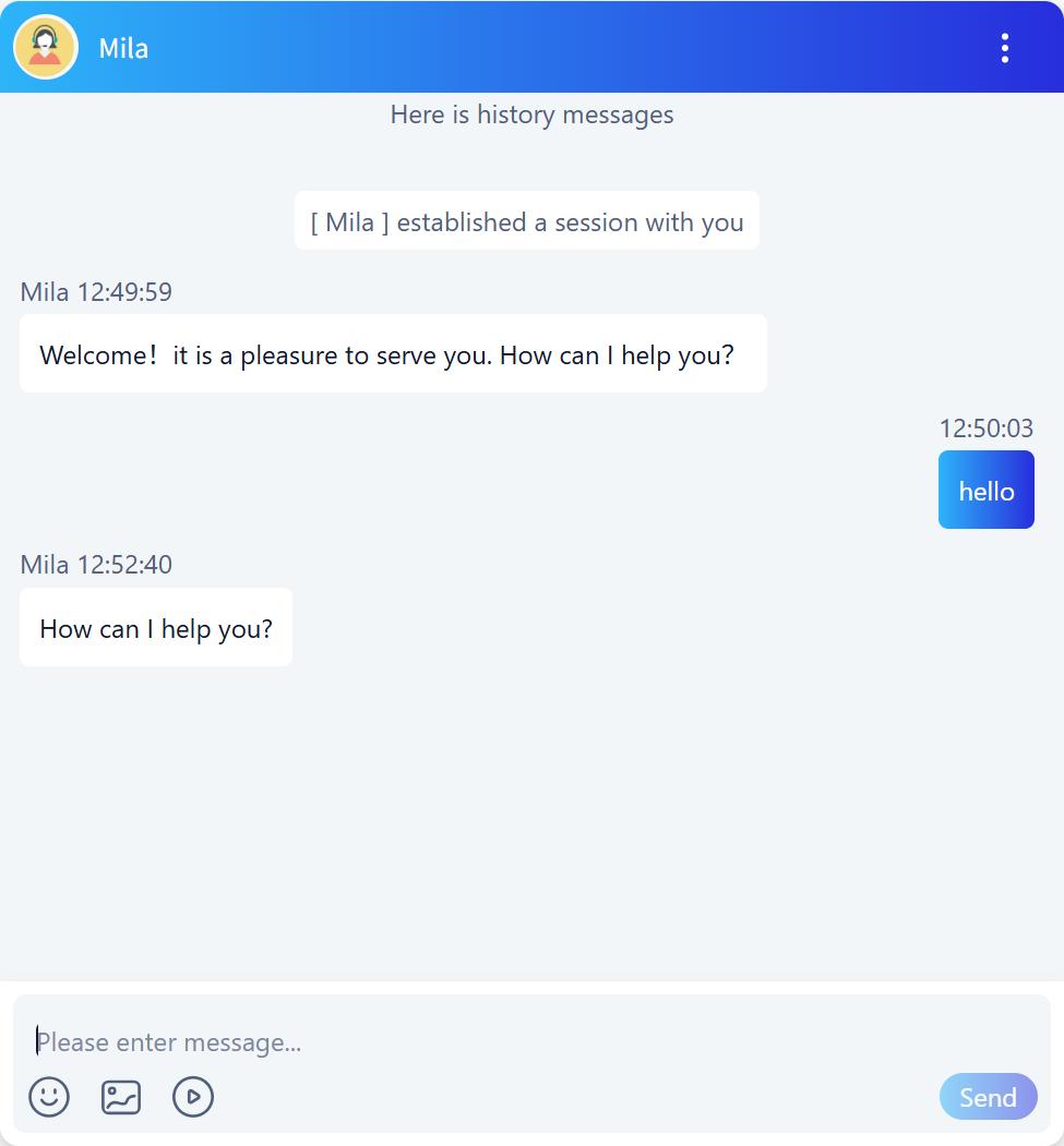 Live chat