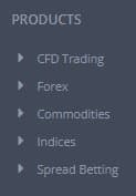 TeraFX Trading Products