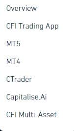 CIF Trading Platforms