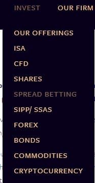 Equitrade Capital trading products