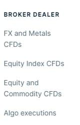 26 Degrees Global Markets trading products