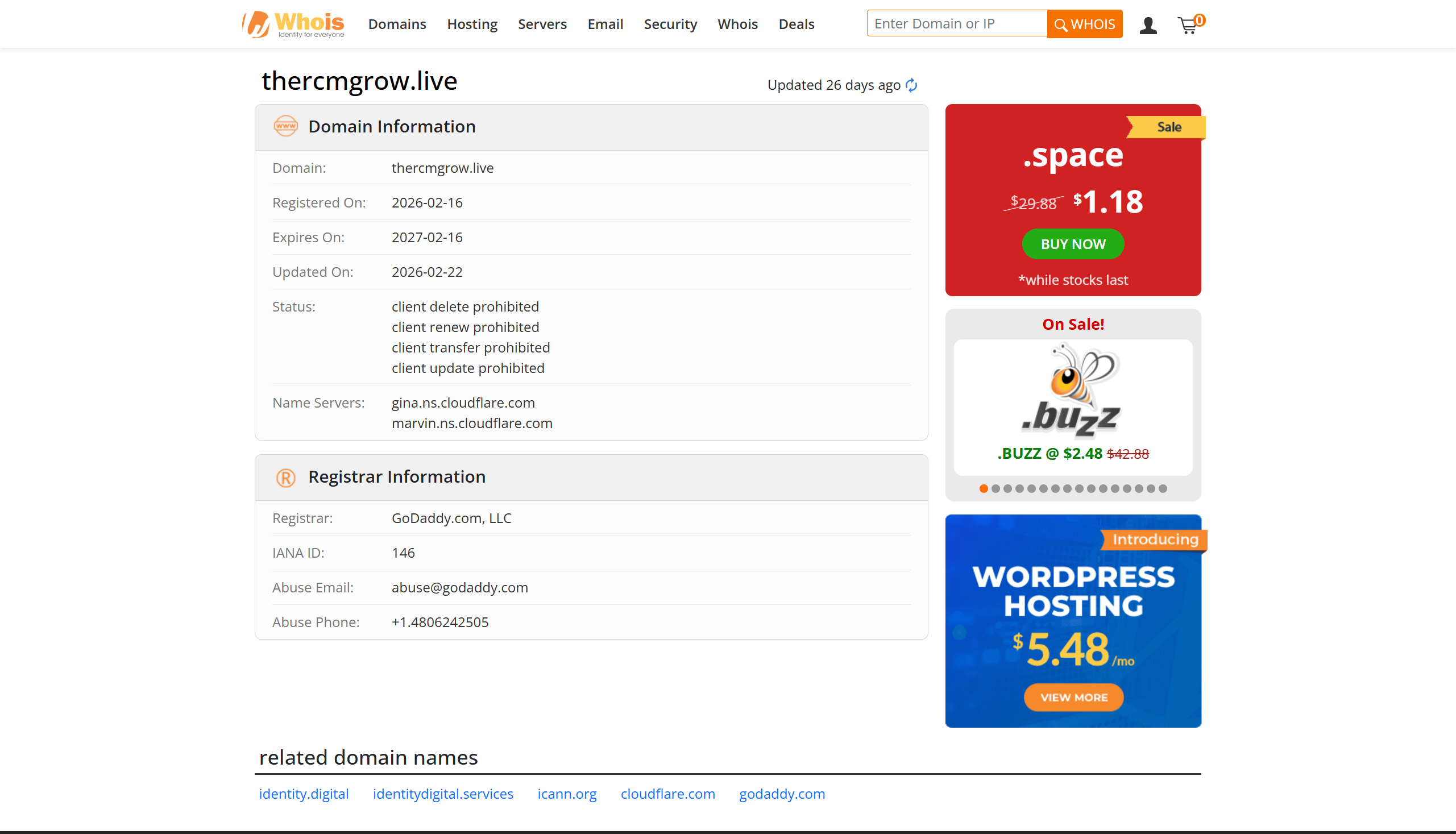 whois