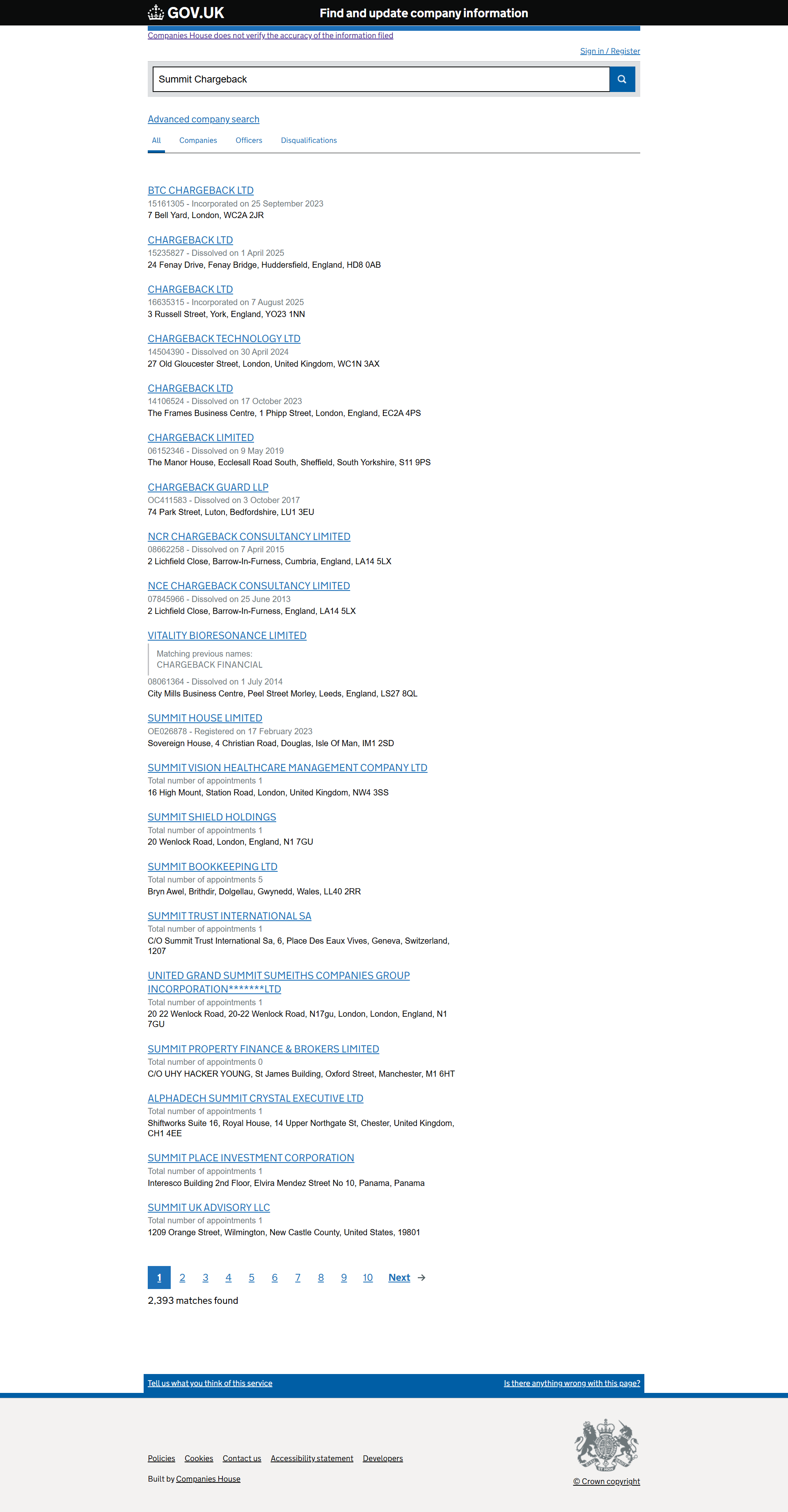 UK Companies House