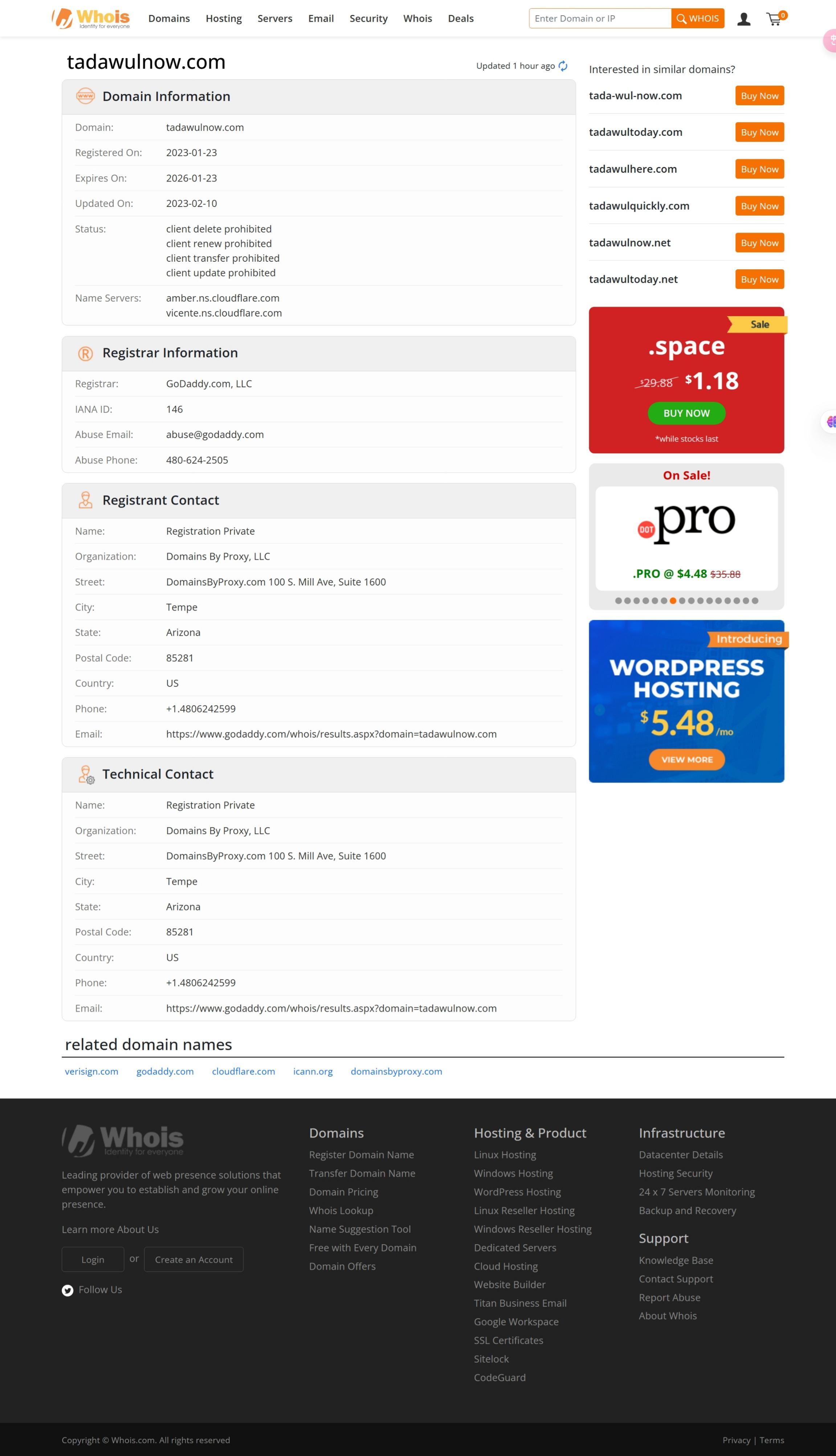 whois