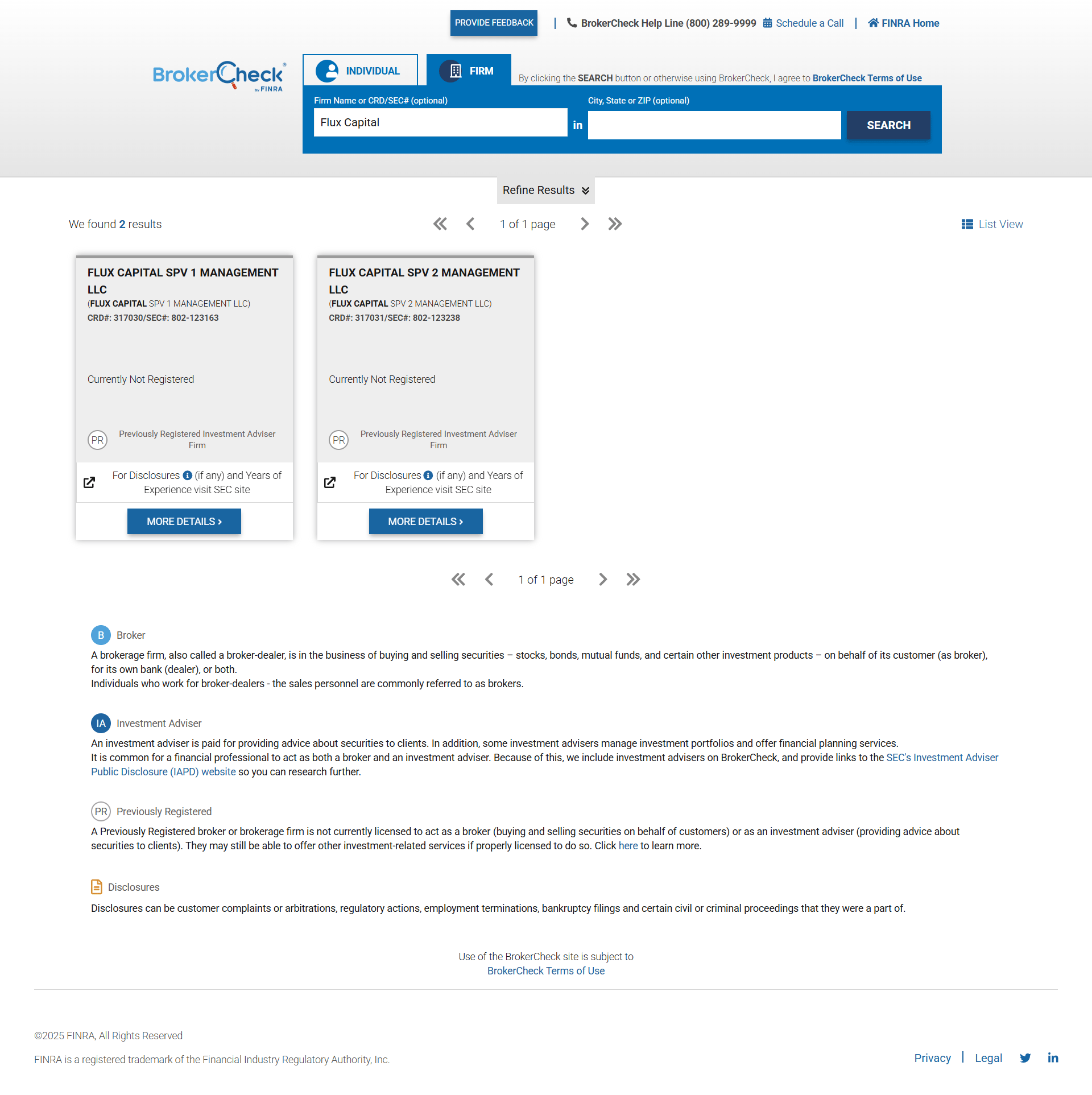 US Financial Industry Regulatory Authority, Inc (FINRA)