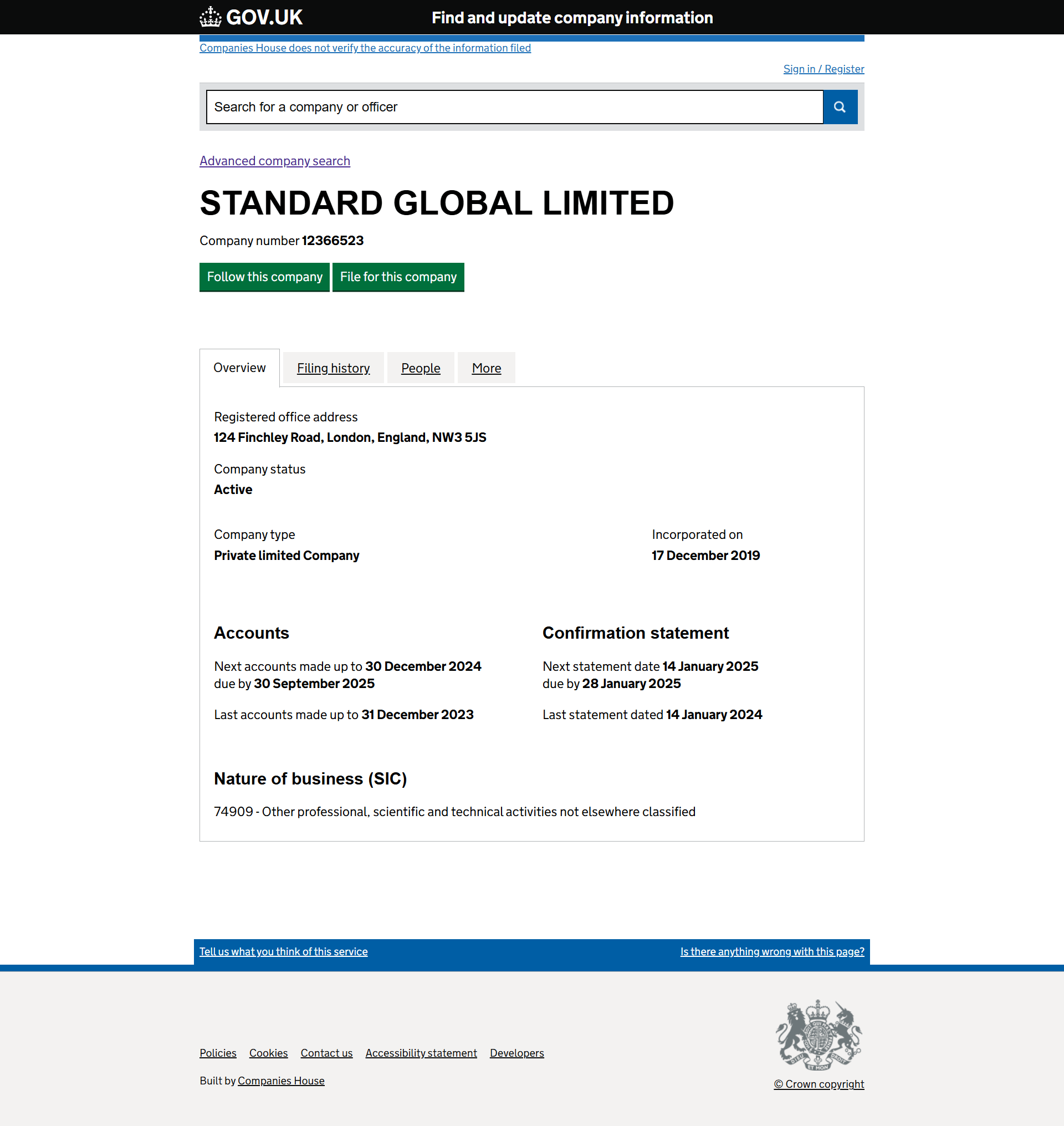UK Companies House
