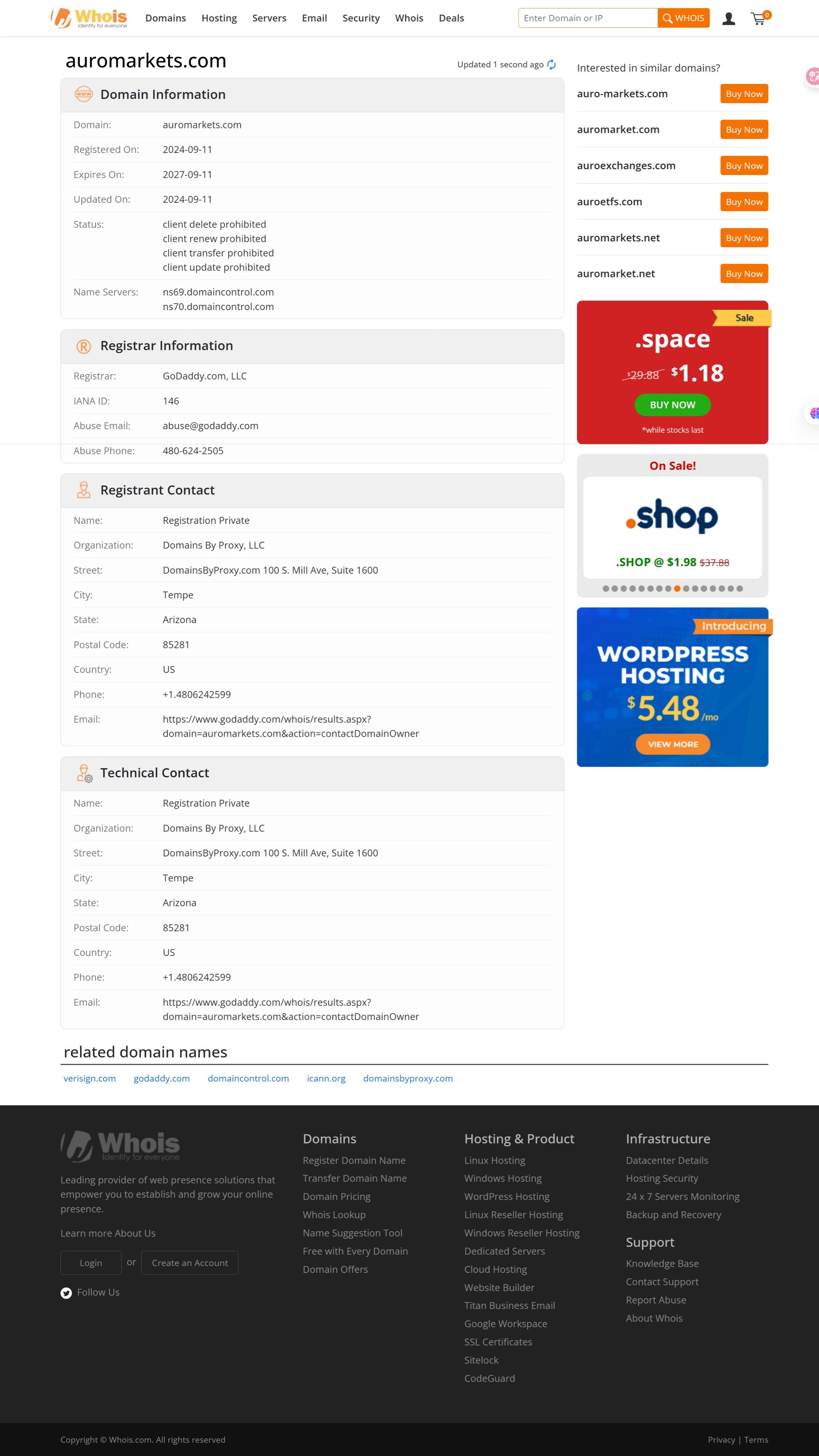 whois
