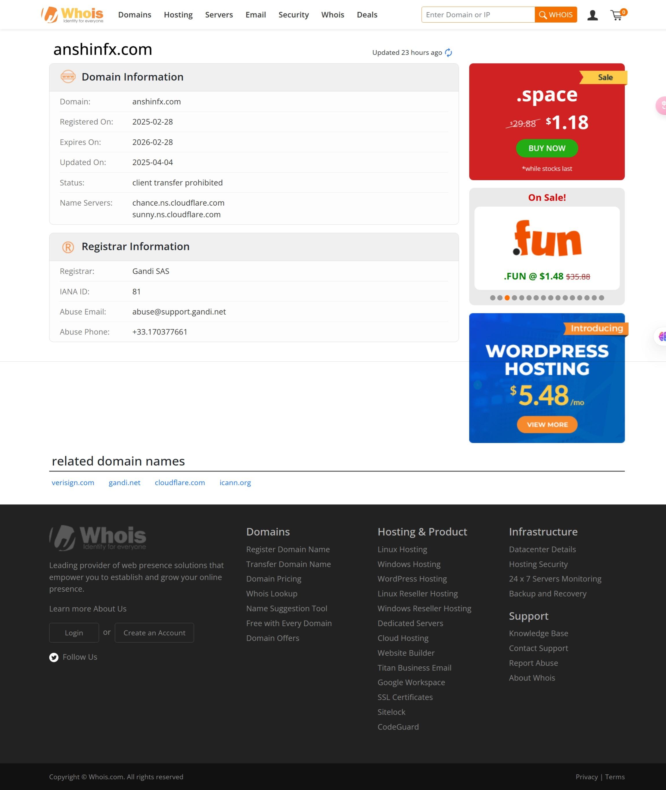 whois