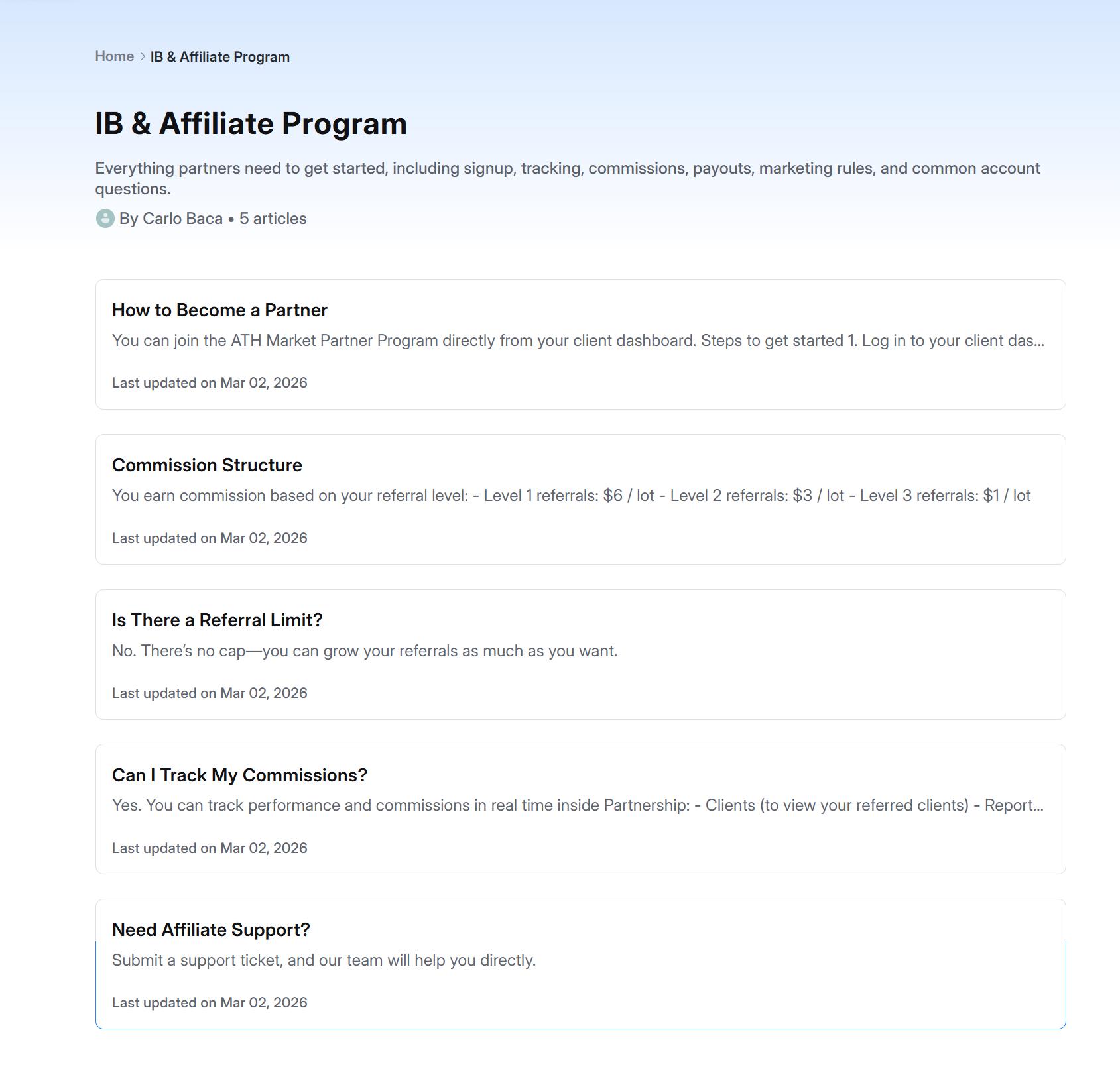 Agency Policy Information