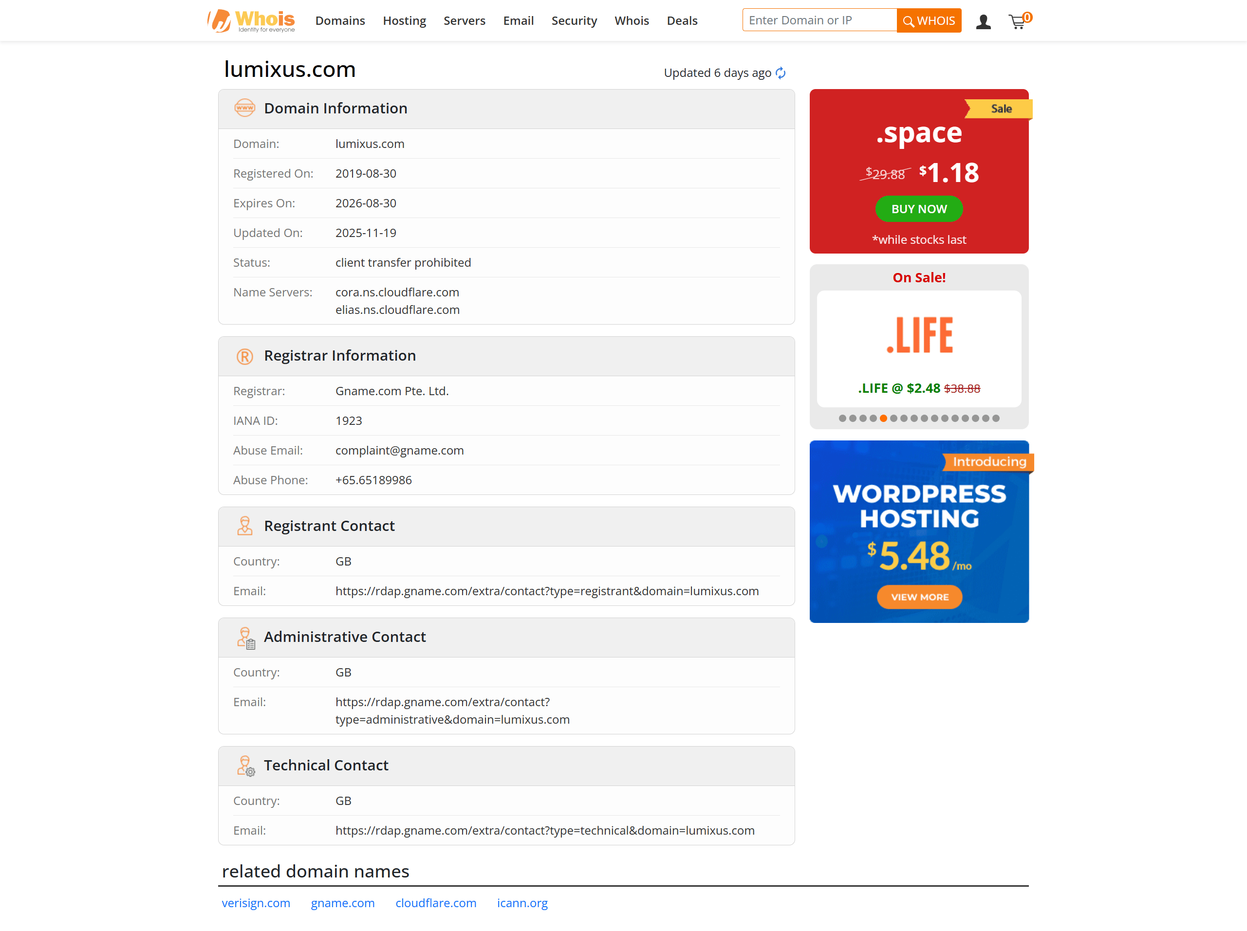 whois