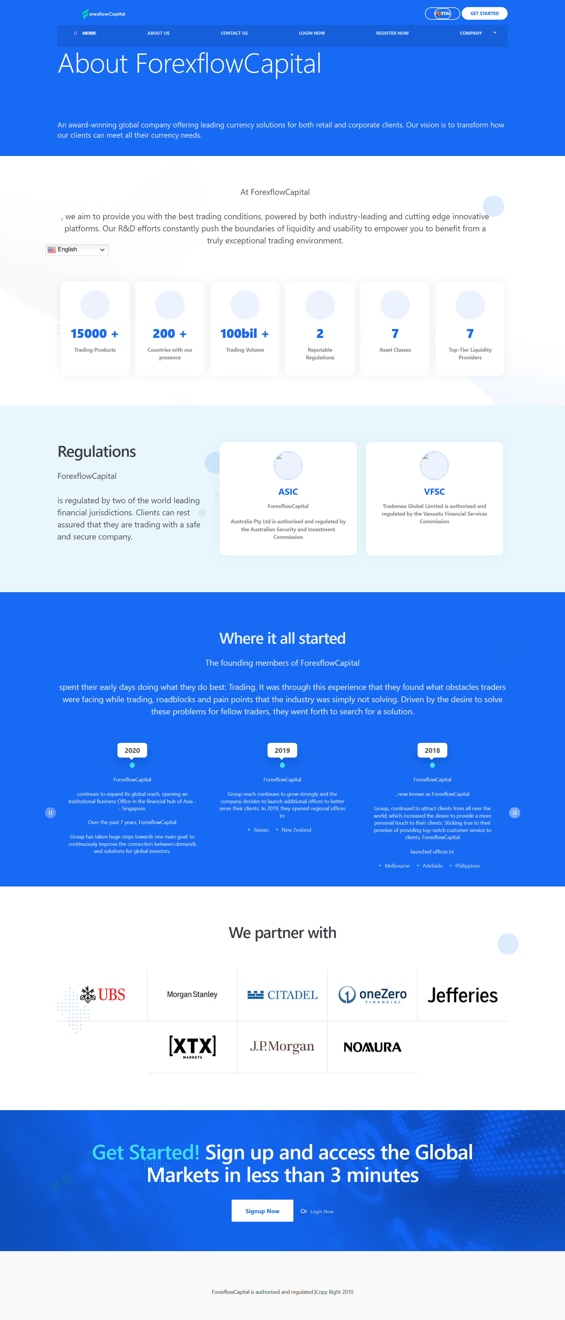 ForexflowCapital Official Website