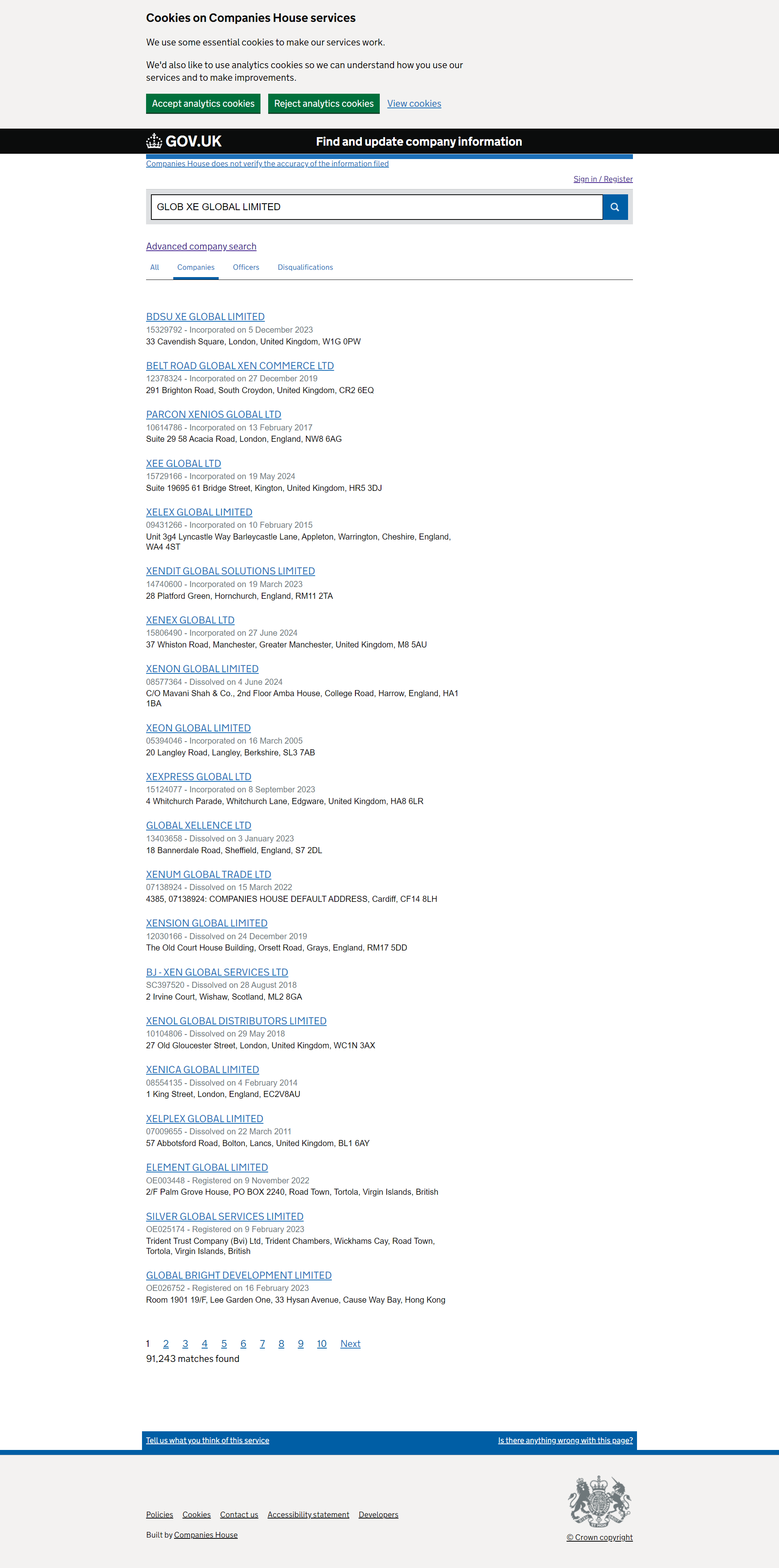 UK Companies House