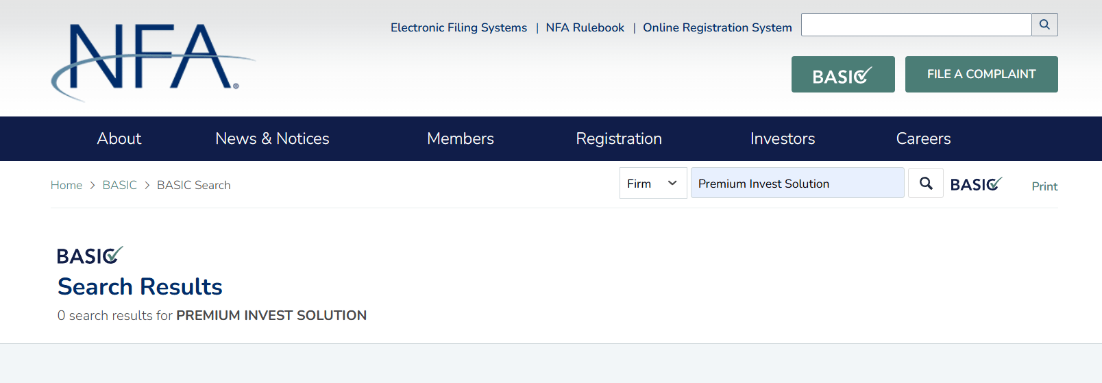 National Futures Association