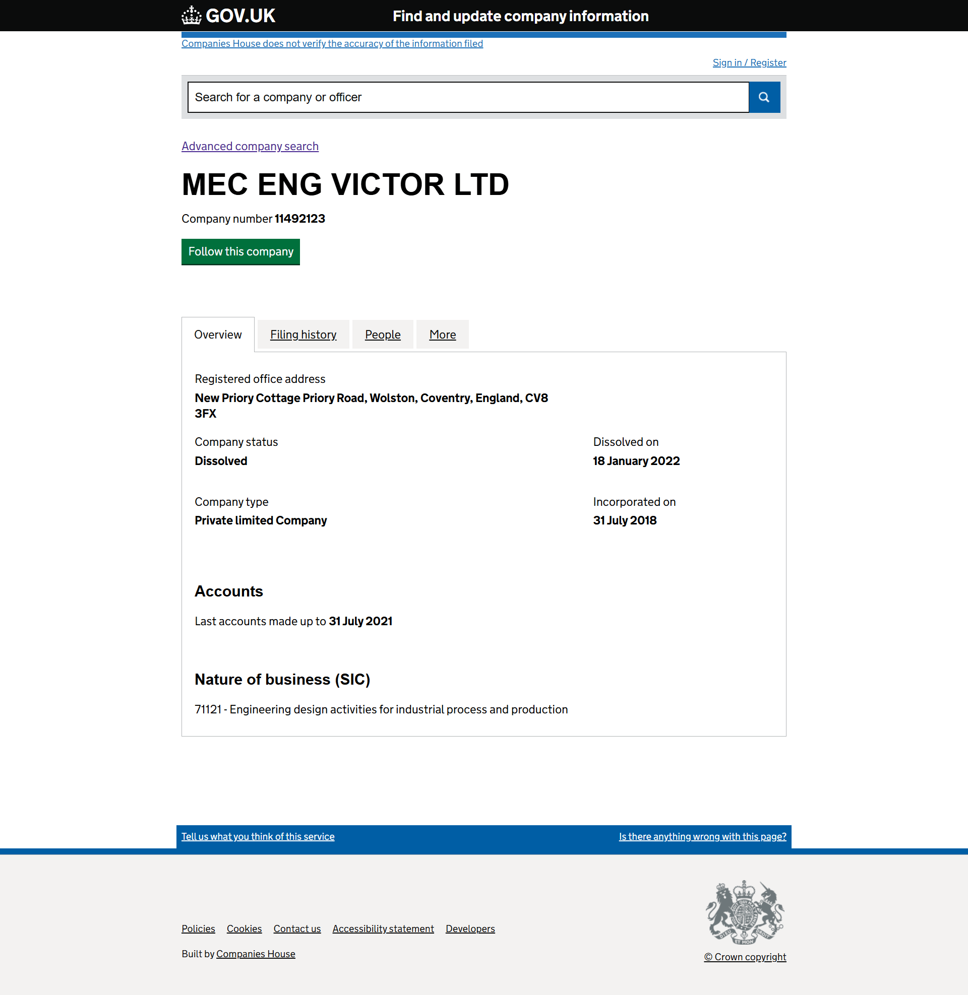 UK Companies House