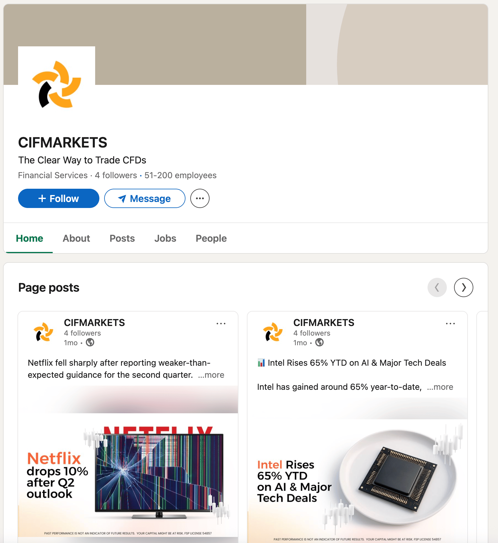 LinkedIn social media information