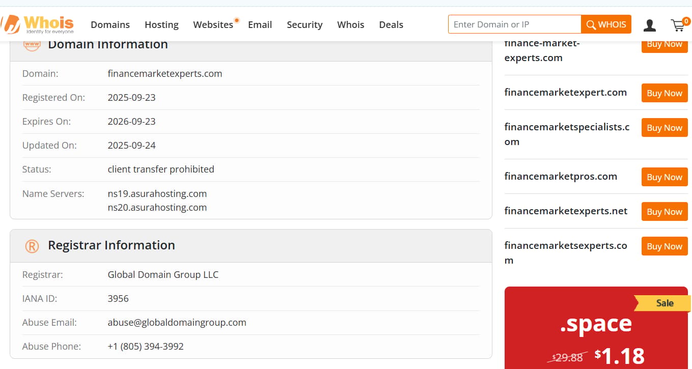 Domain Lookup