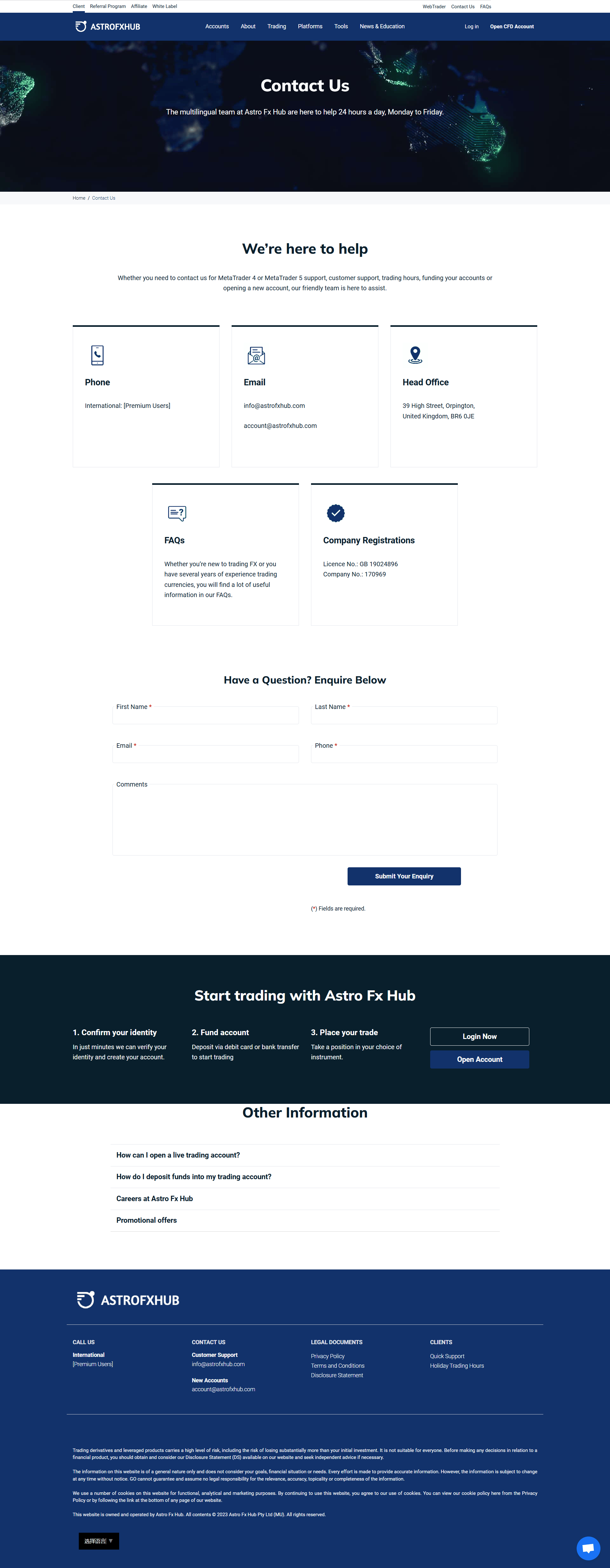Astro Fx Hub Official Website