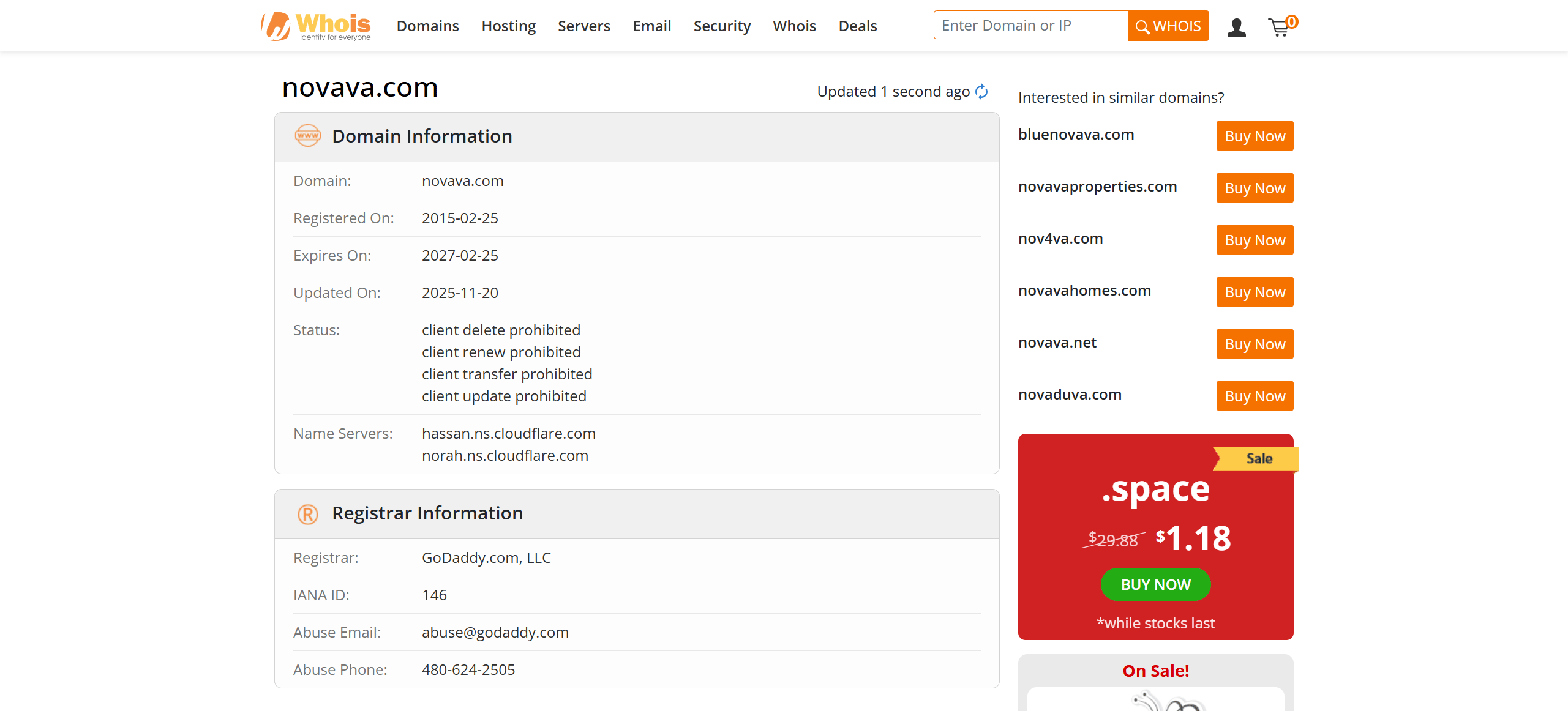 Check website traffic using Semrush.