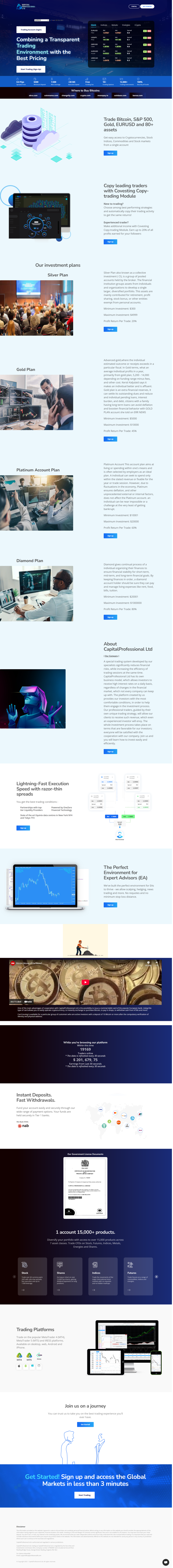 CapitalProfessional Ltd Official Website