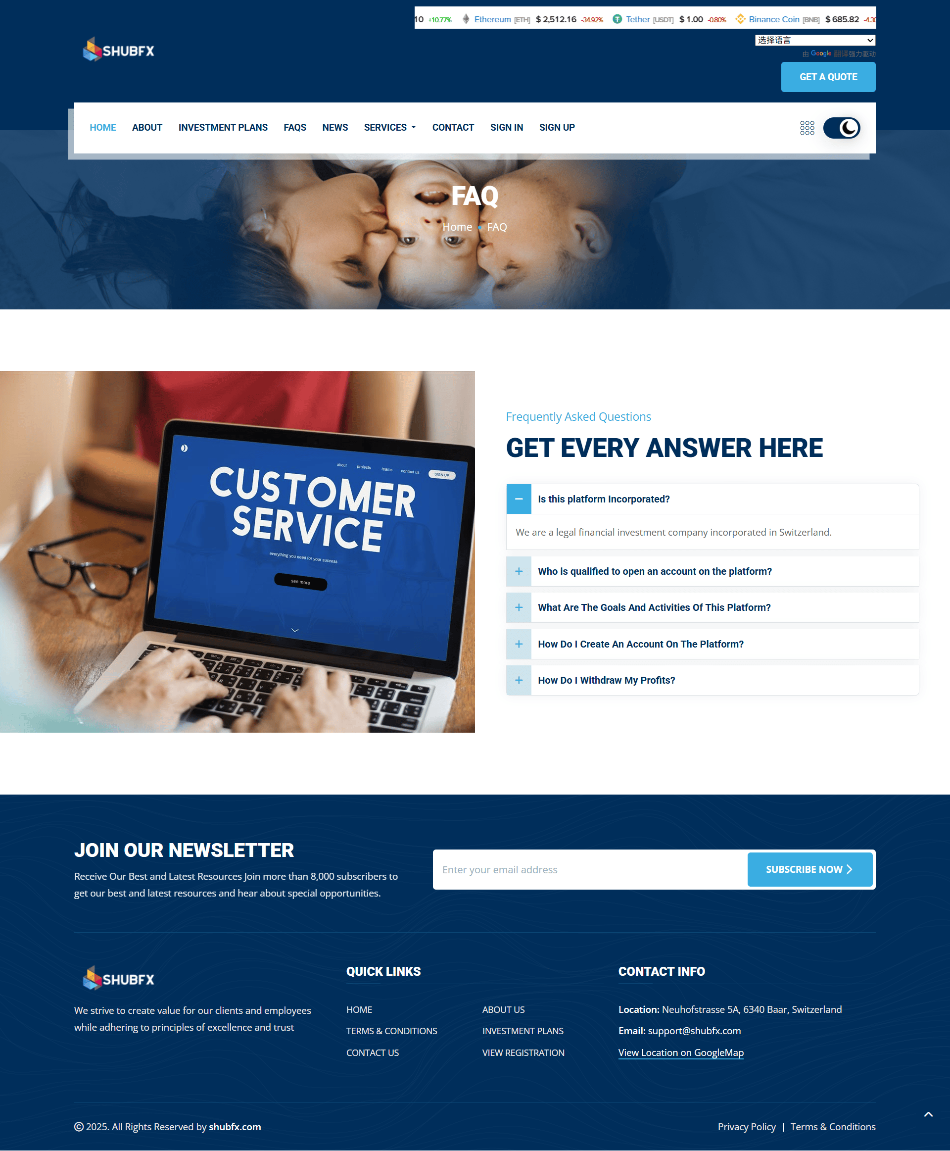 Broker Official Website