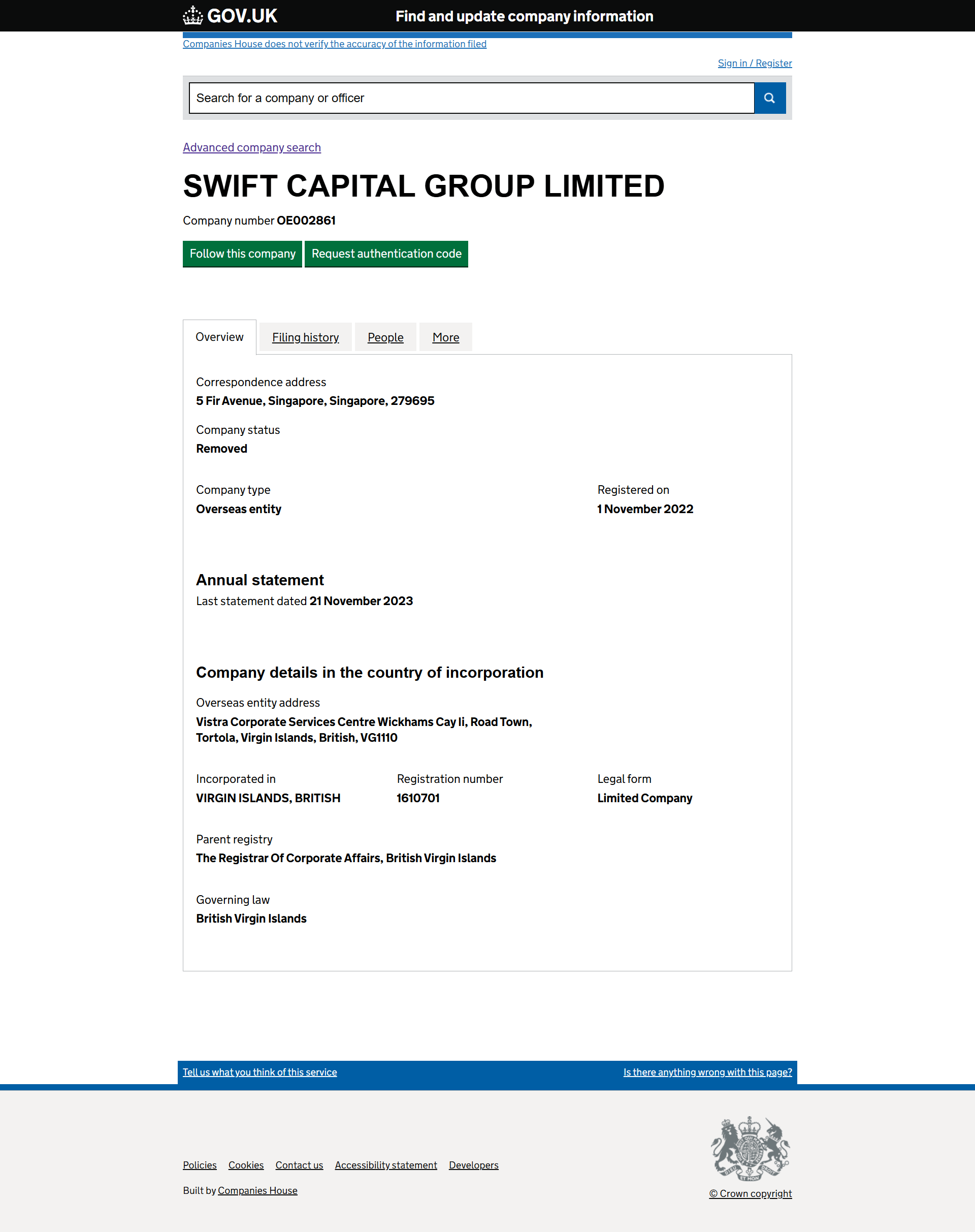 UK Companies House