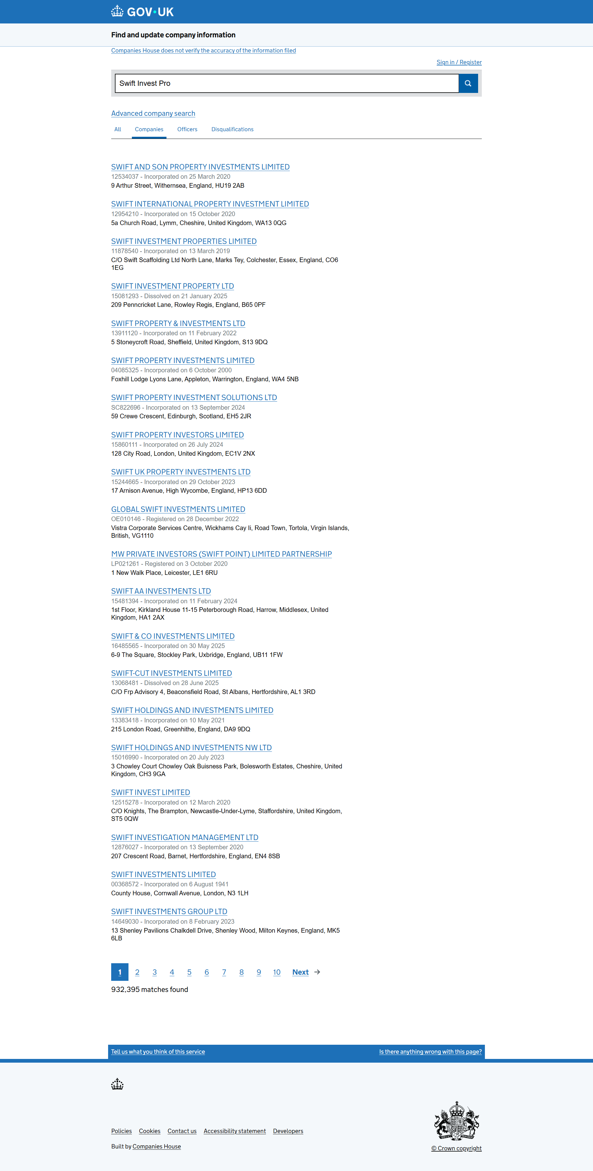 UK Companies House