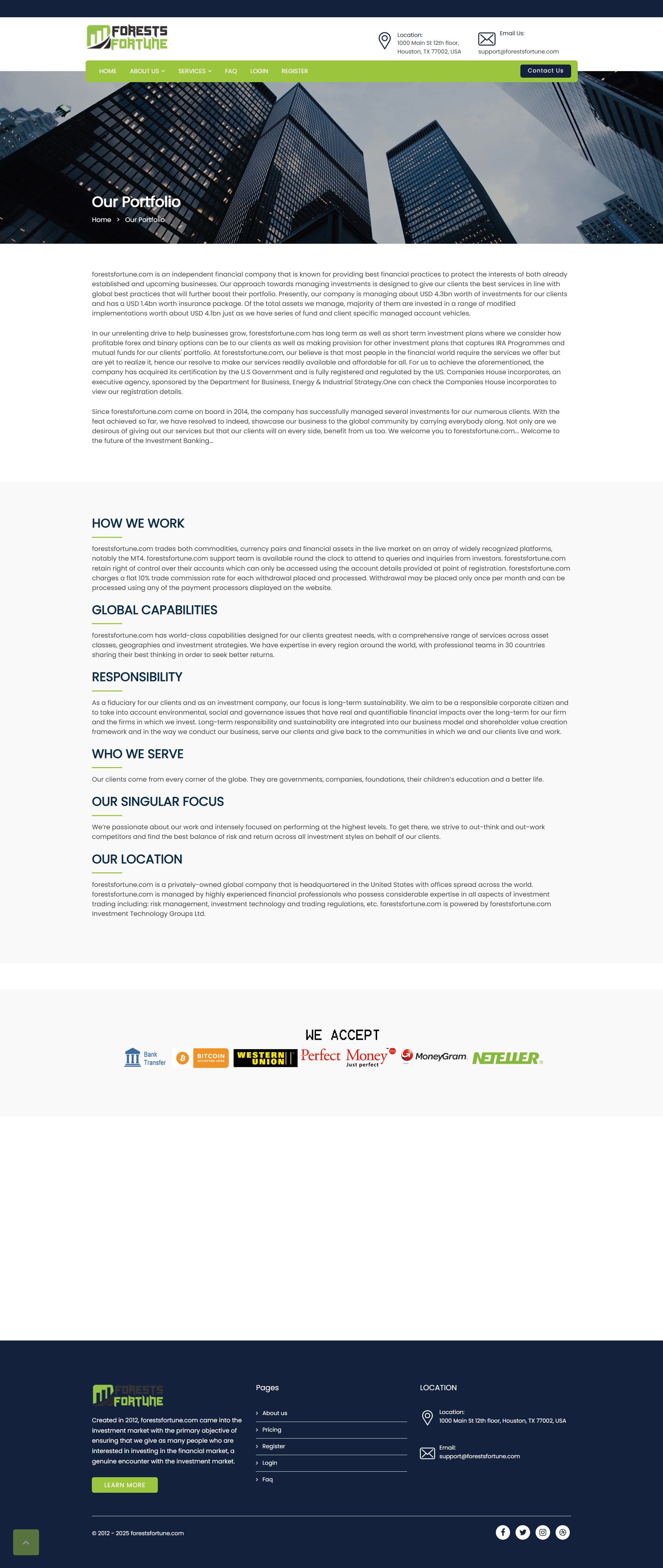 Forests Fortune Official Website