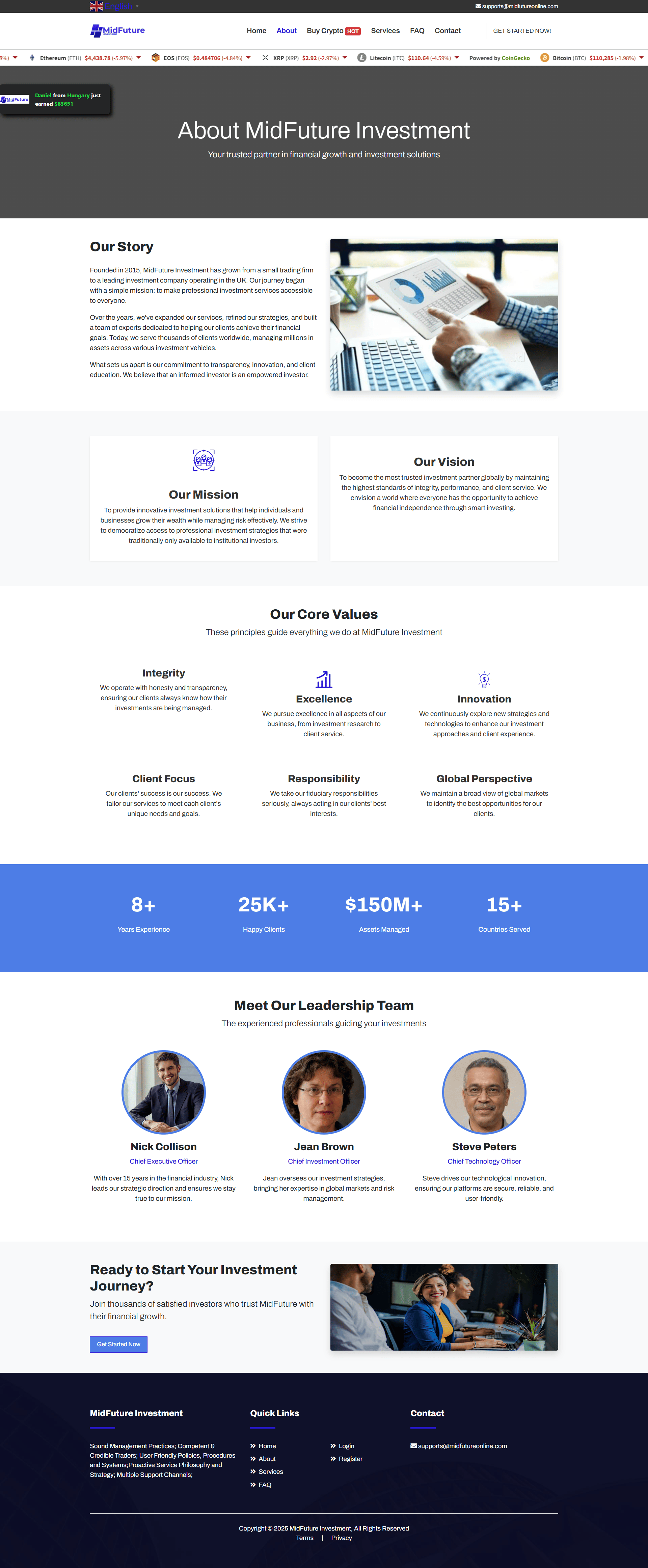 Broker Official Website