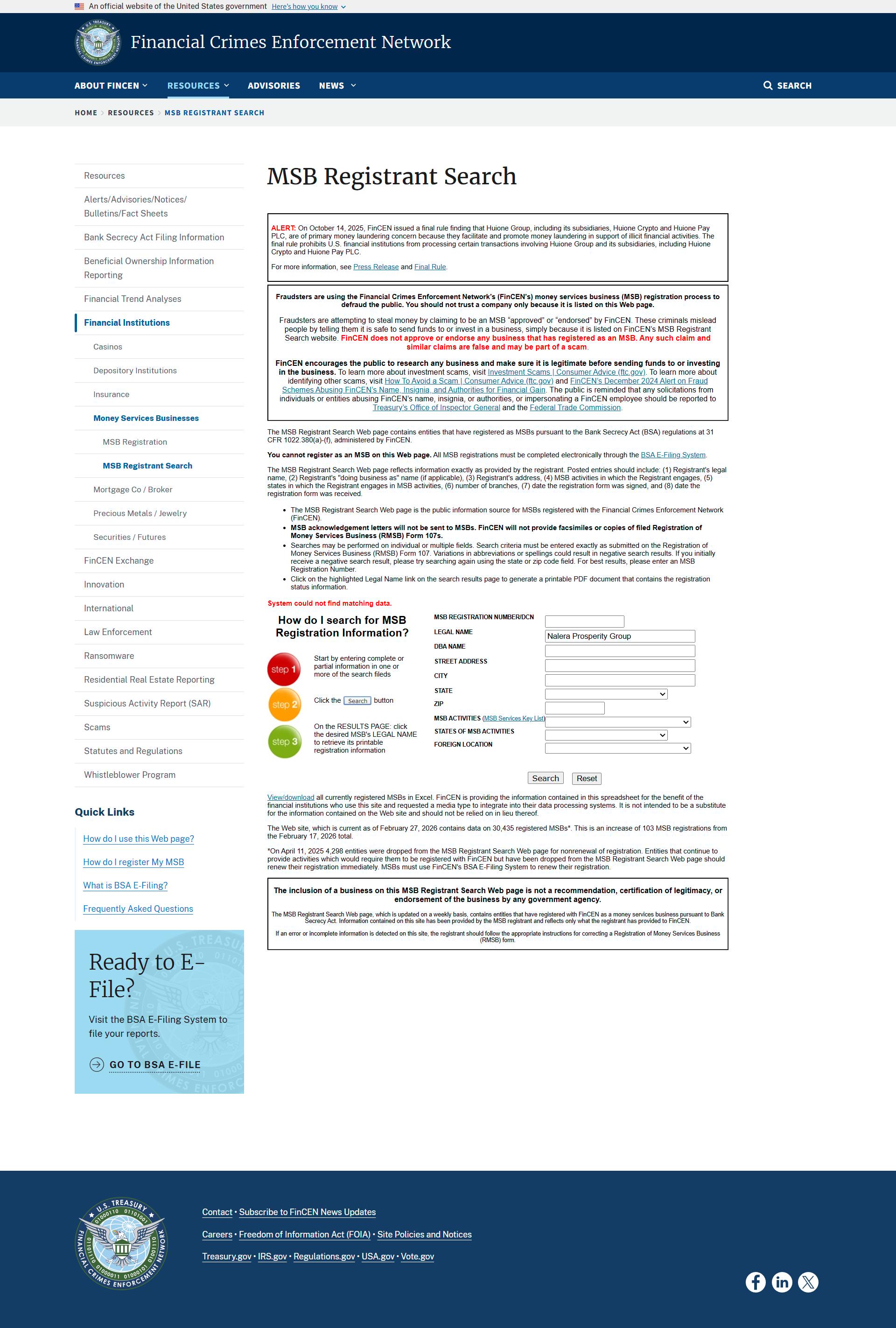 FinCEN