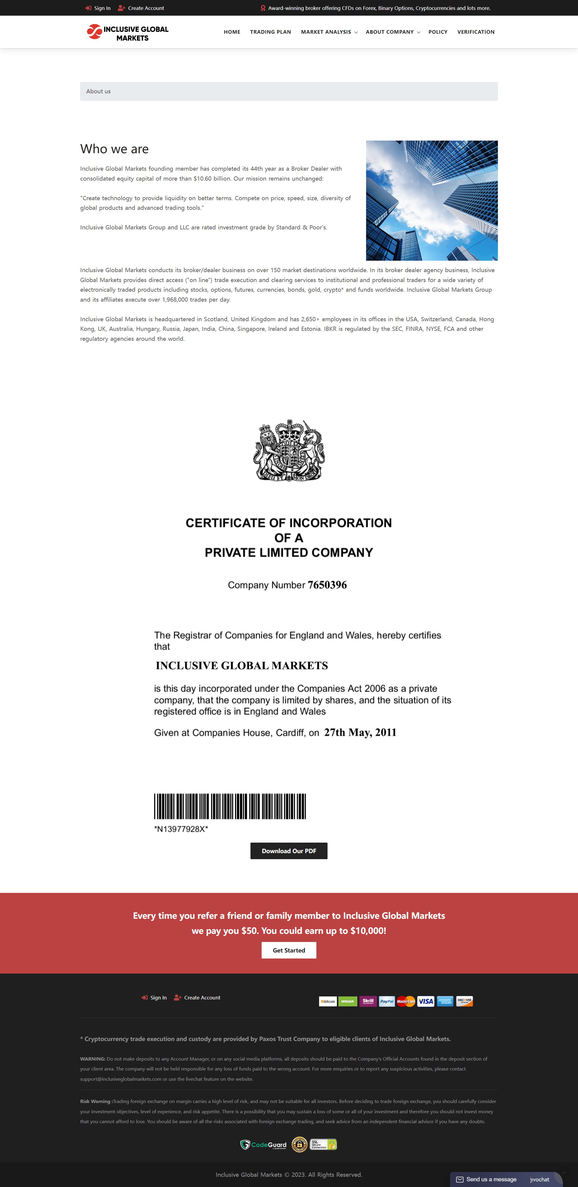 Inclusive Global Markets Official Website