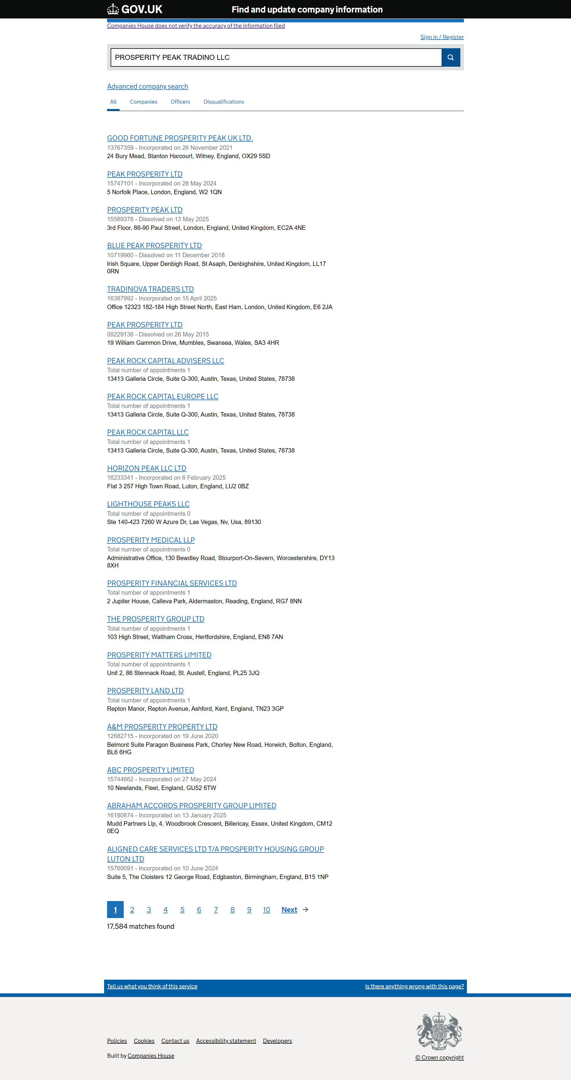 UK Companies House