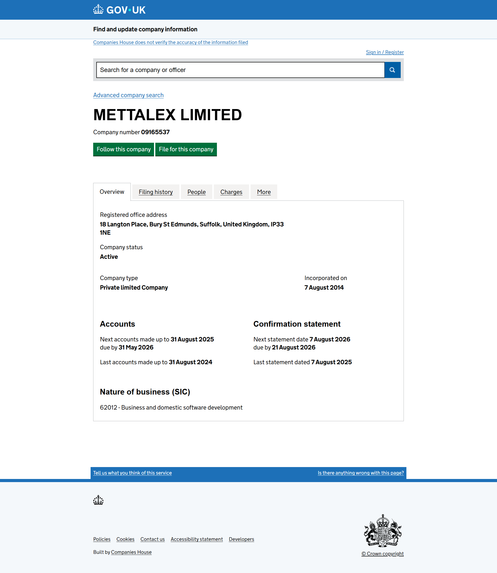 UK Companies House