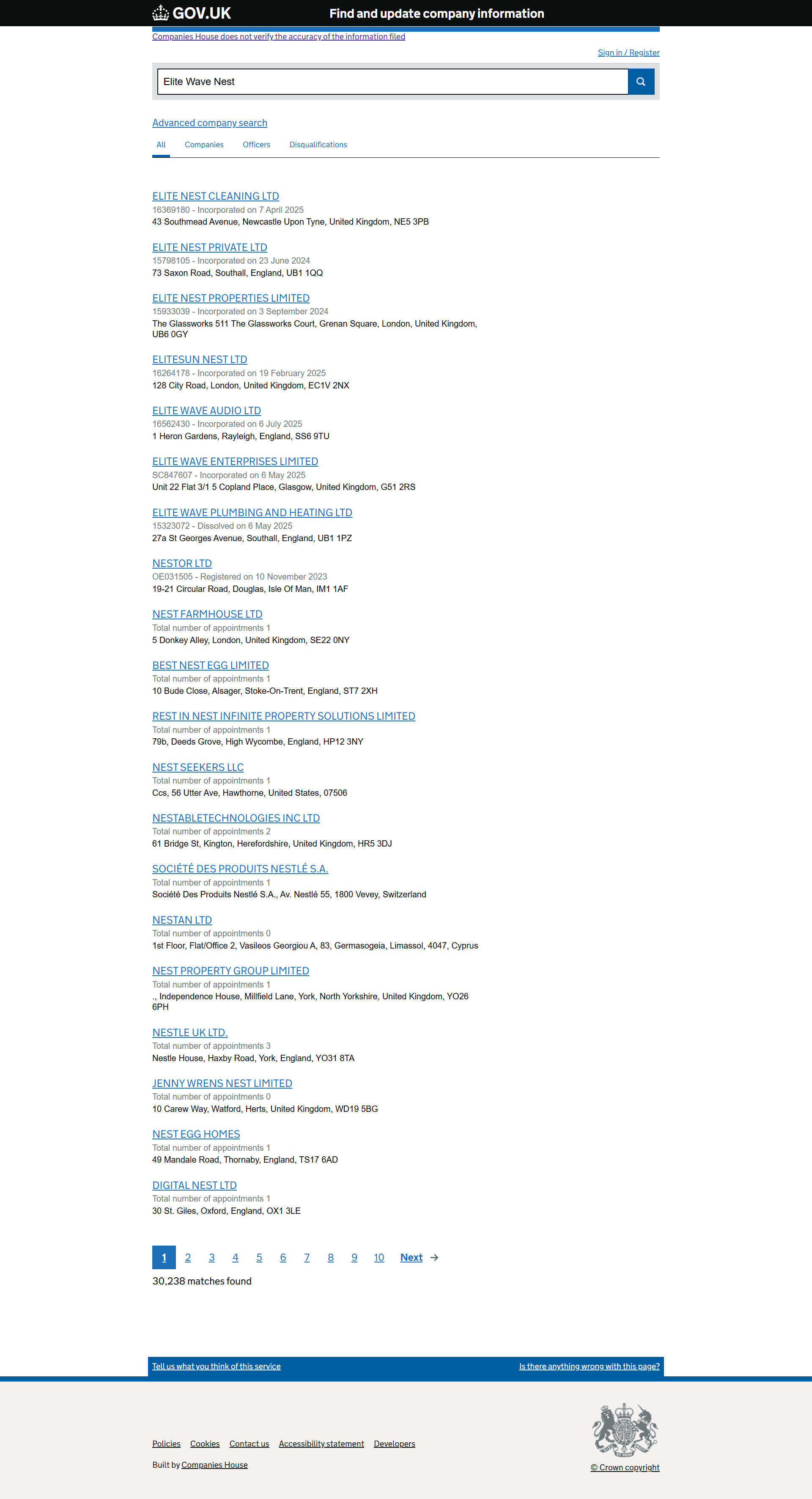 UK Companies House