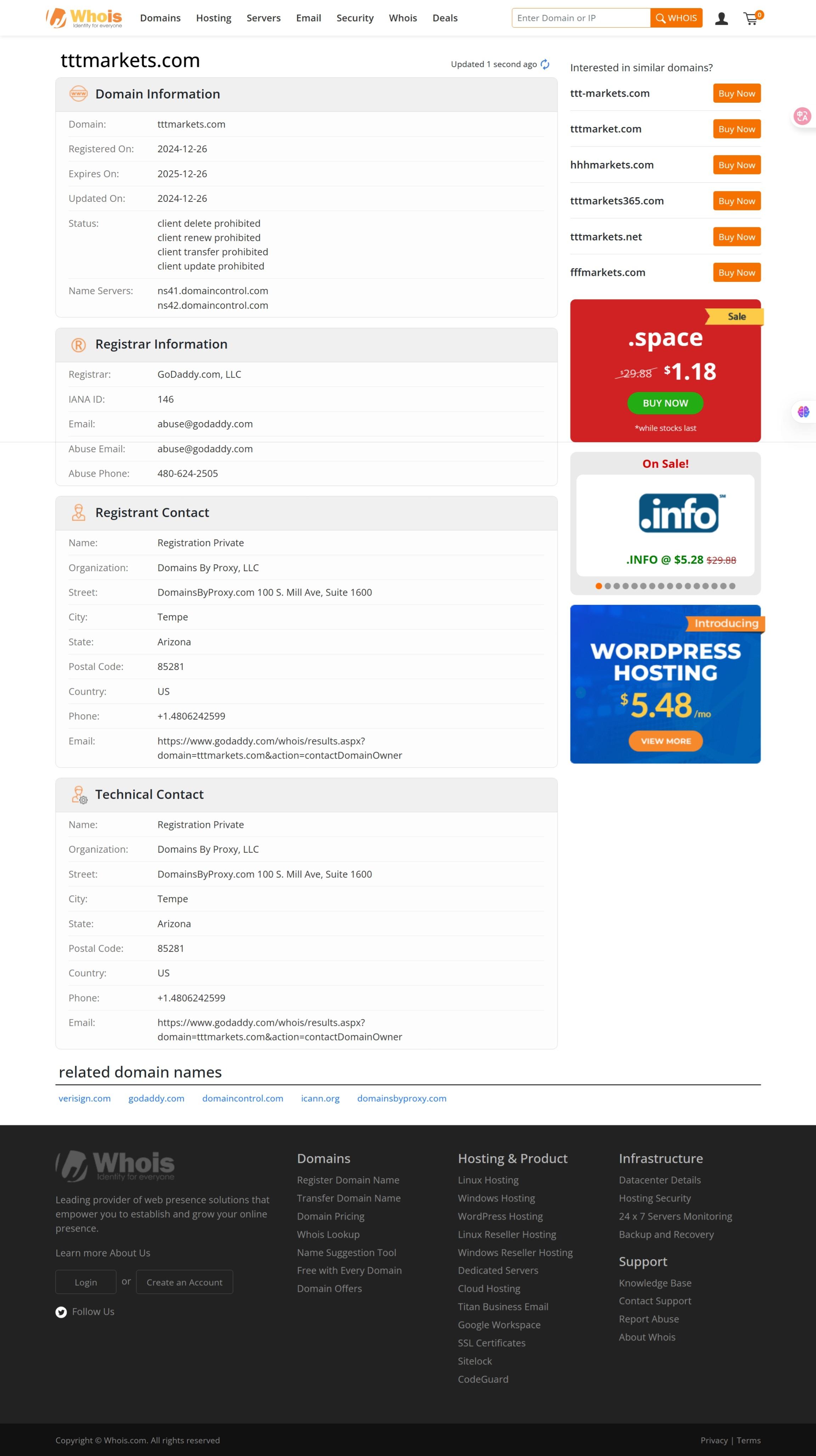 whois