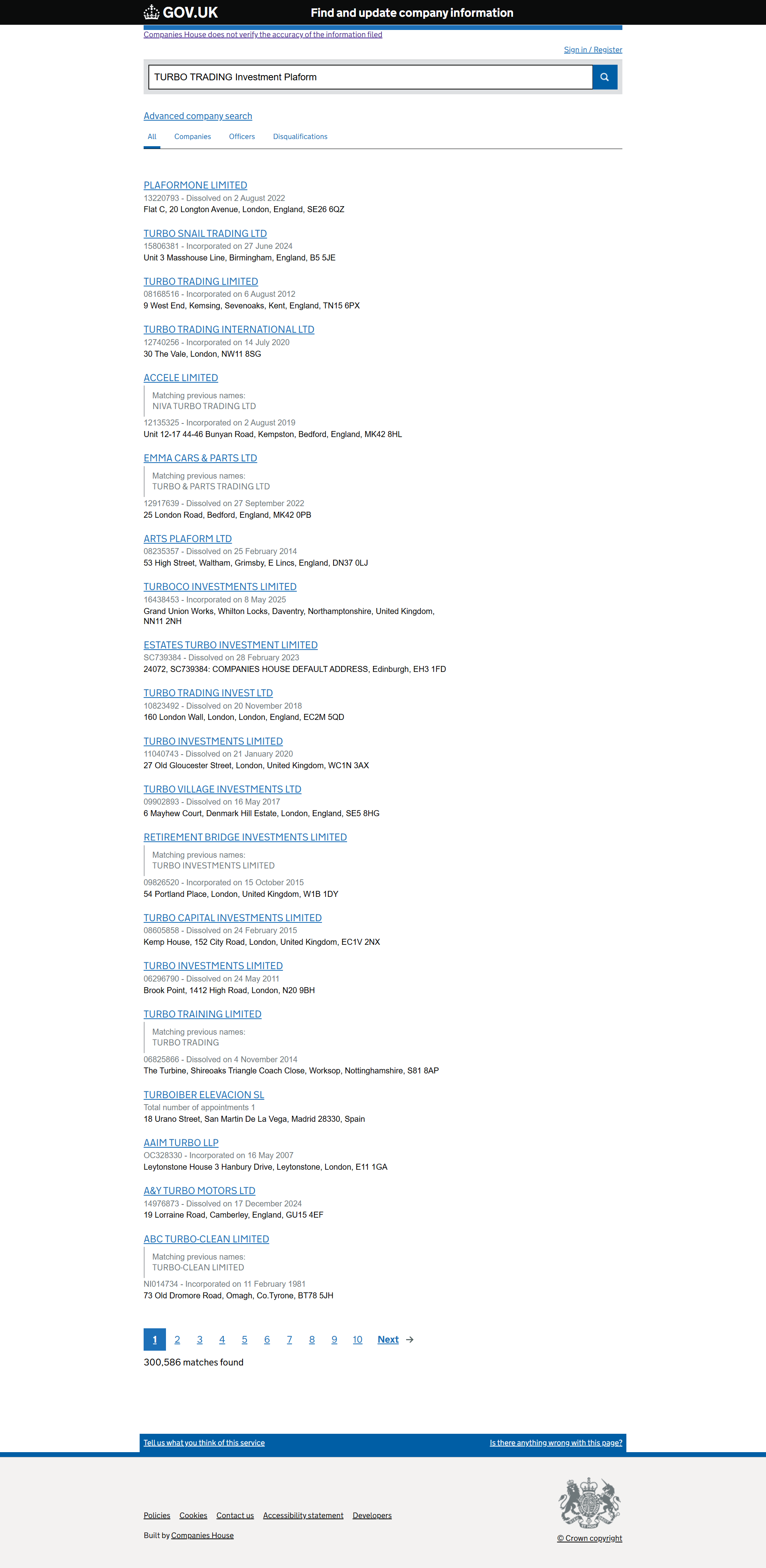 UK Companies House