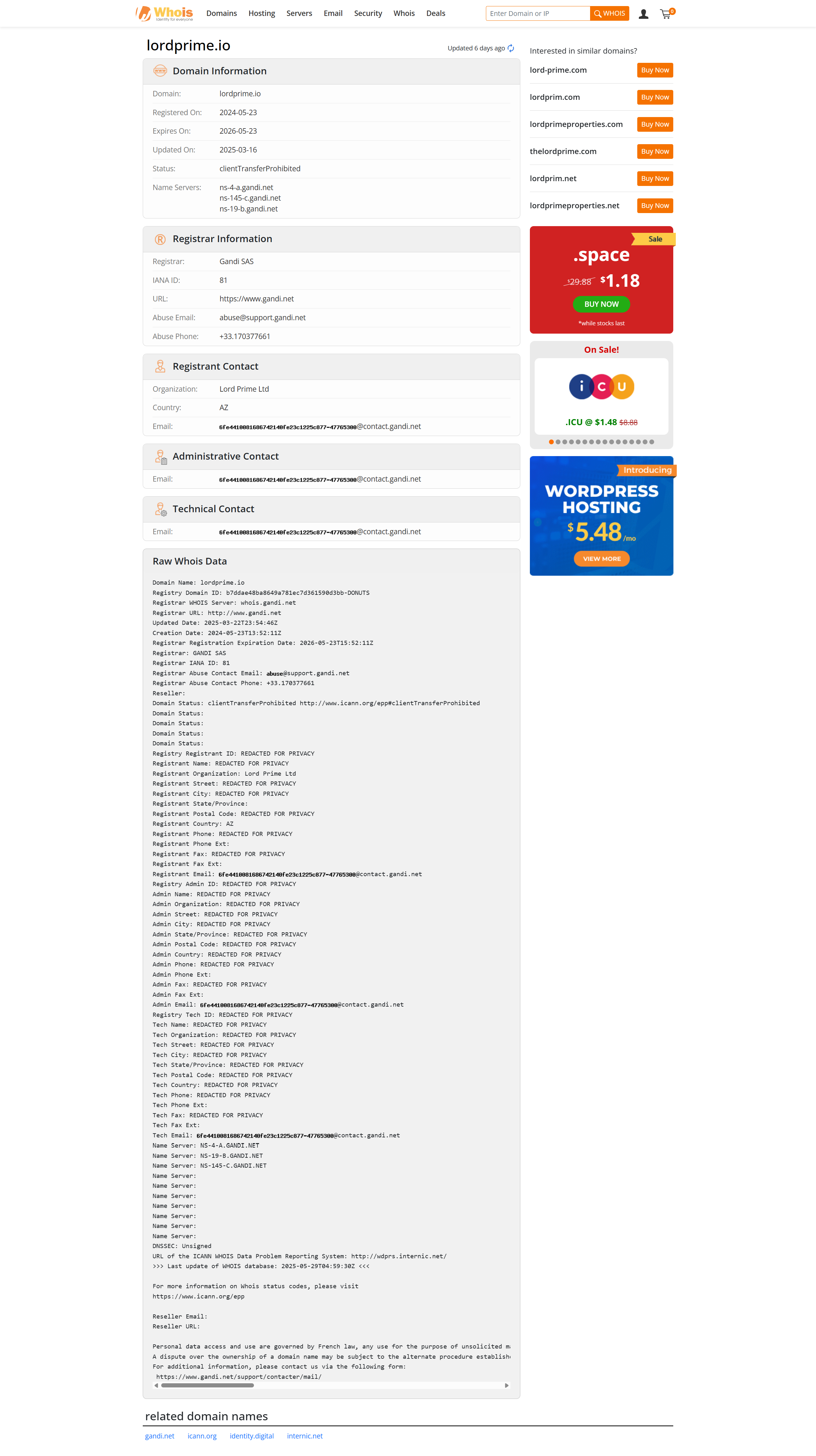 whois